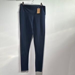 Navy High-Waisted Leggings